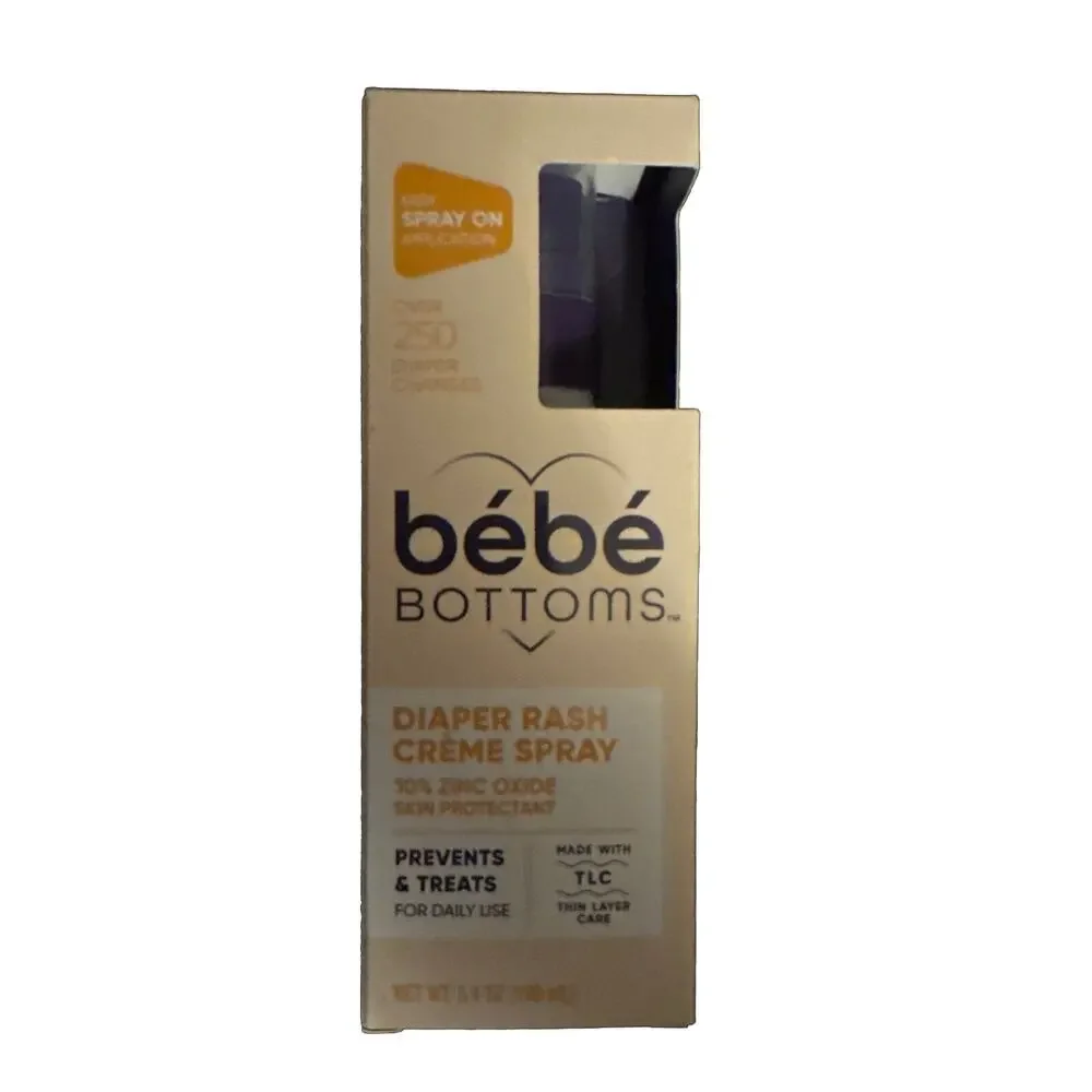 Bebe Diaper Rash Cream Spray 1.4 Fl Oz. NIB Exp 10/25